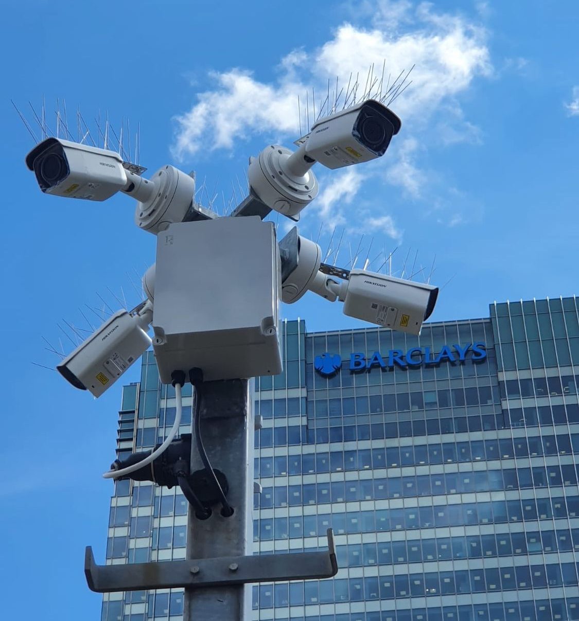 cctv installation in Canary Wharf