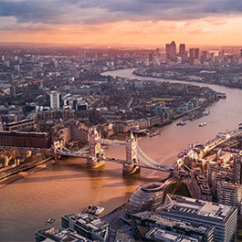 Image of London Bridge from above
