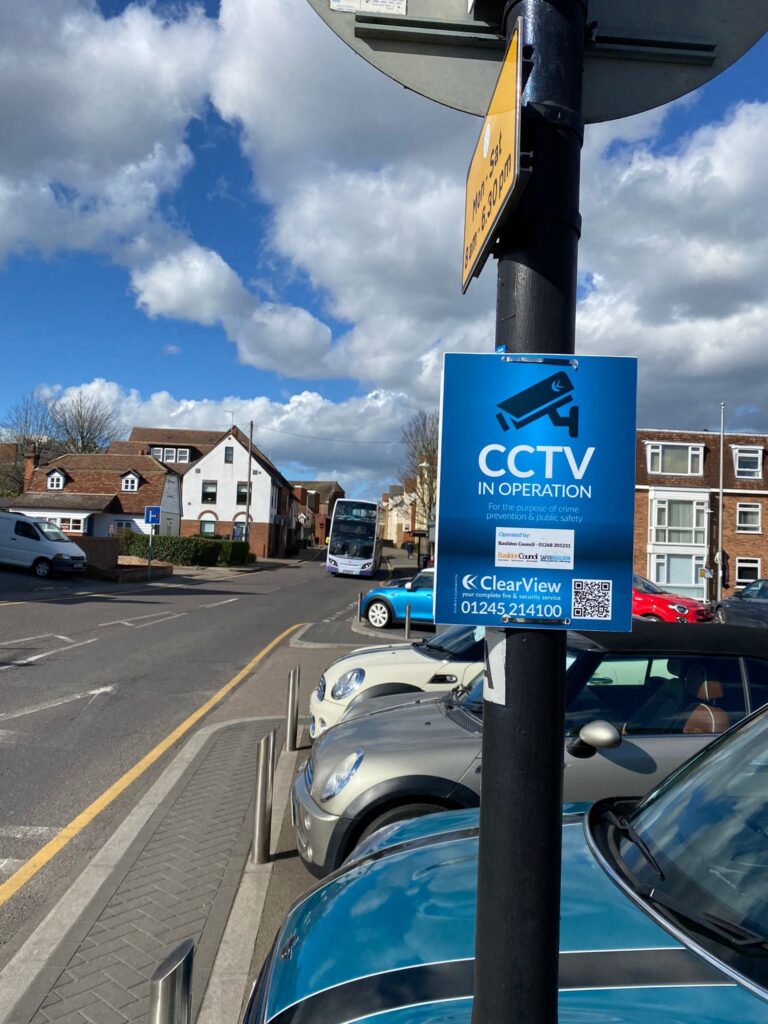 Basildon CCTV sign 4